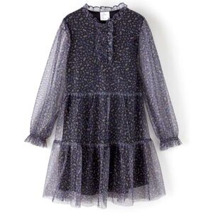 Zara Floral Tulle Dress